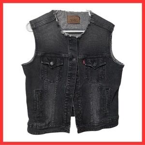 Levi Strauss Black Vest Jacket